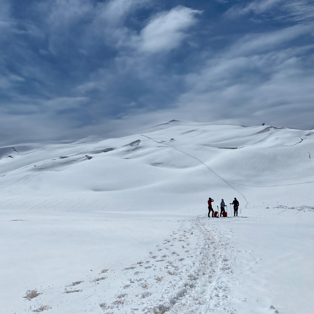 Randonnée sur glacier avec Sylviane Tavernier