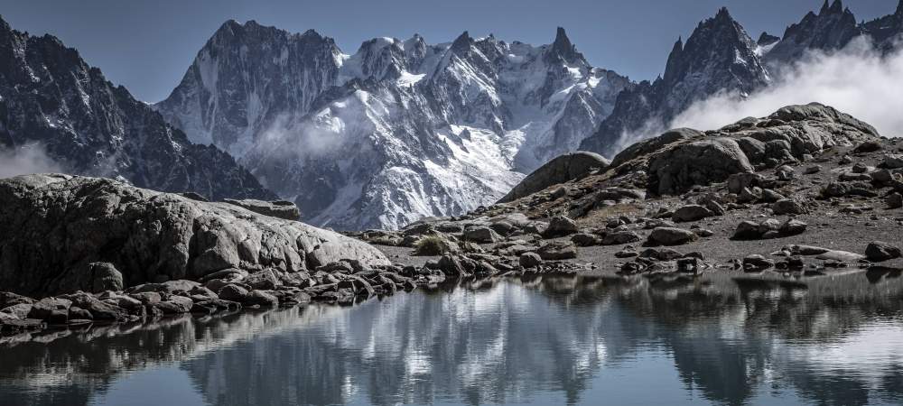 Tour du Mont Blanc, glaciers