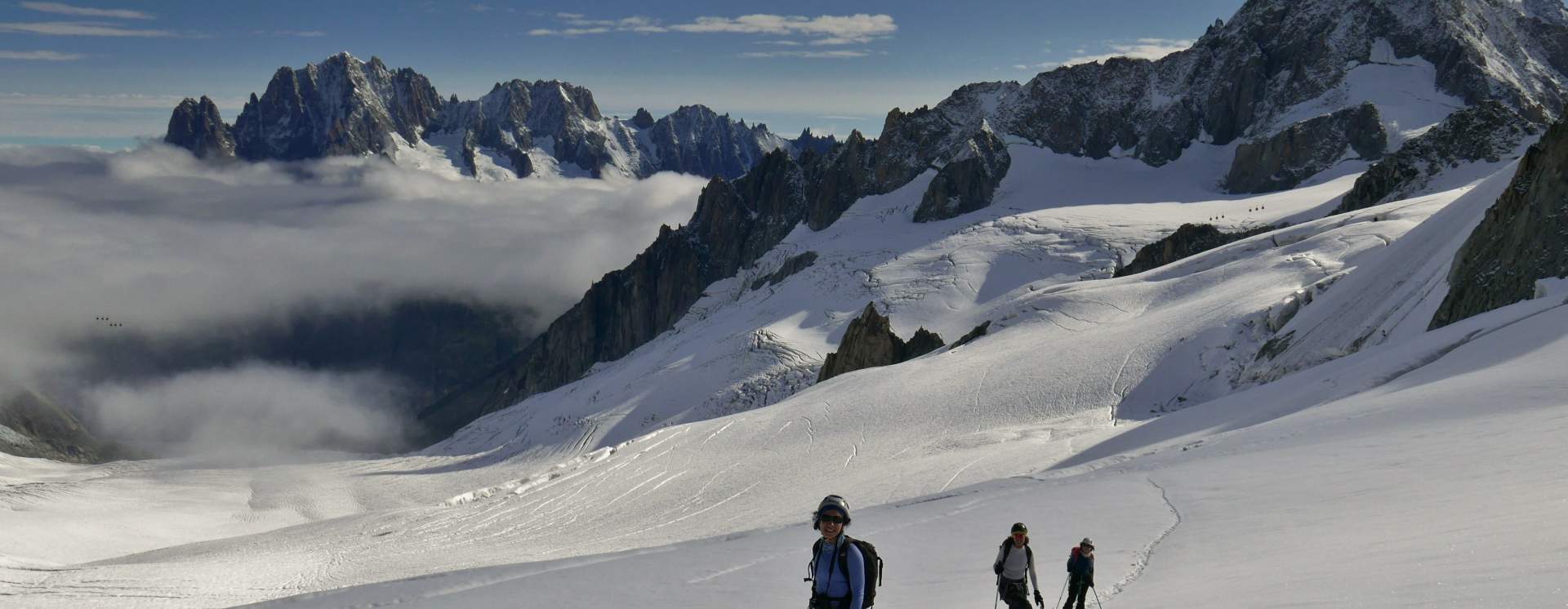 Glacier Hiking Haut Tour Du Mont Blanc Compagnie Des